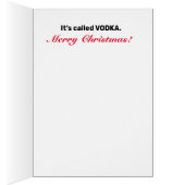 Ik ben vol met vakantie-geest. Wenskaart (Binnen (Rechts))