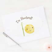 Ik ben vol. ovale sticker (Envelop)