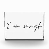 Ik ben voldoende eenvoudig citaat fotoblokken (Voorkant)