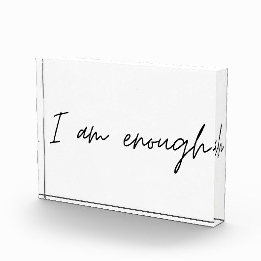 Ik ben voldoende eenvoudig citaat fotoblokken (Rechts)