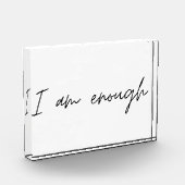 Ik ben voldoende eenvoudig citaat fotoblokken (Links)