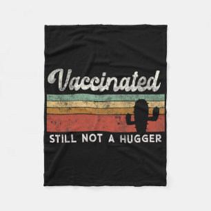 Ik ben volledig gevaccineerd Grappige Gratis Knuff Fleece Deken