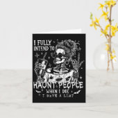 Ik ben volledig van plan om mensen te achtervolgen kaart (Gele Bloem)