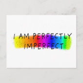 Ik ben volstrekt onvolmaakt briefkaart (Voorkant)