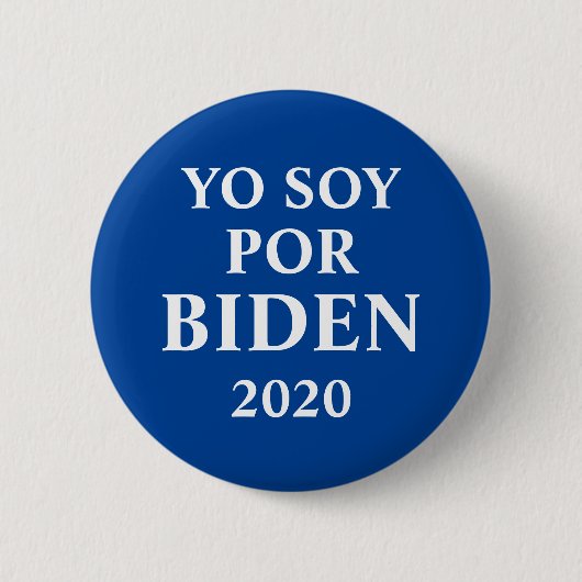 Ik Ben Voor Biden Ronde Button 5,7 Cm (Voorkant)