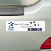 Ik ben voor de Mission bumper sticker gebleven (Op auto)