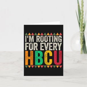 Ik ben voor elke HBCU Afstuderen HBCU College Kaart