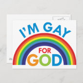 Ik ben voor God Briefkaart (Voorkant / Achterkant)