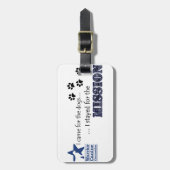 Ik ben voor het Bagagelabel van de missie gebleven (Voorkant verticaal)