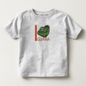 Ik ben voor Iguana Kinder Shirts (Voorkant)
