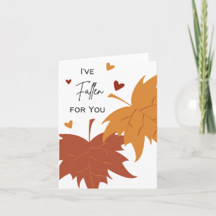 Ik ben voor je gevallen - Pun Valentijnsdag Kaart