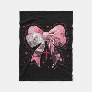 Ik ben voor Kerstmis thuis. Fleece Deken