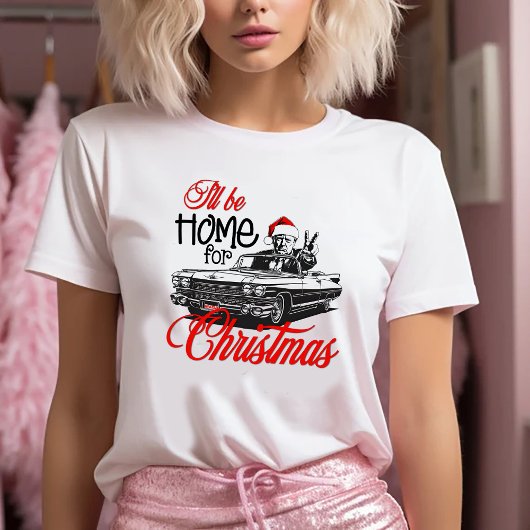 Ik ben voor Kerstmis thuis. T-shirt