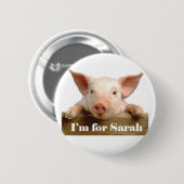 Ik ben voor Sarah Button (Voorkant /achterkant)