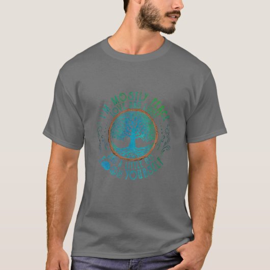 Ik ben vooral vrede, liefde en licht - Yoga Tree o T-shirt (Voorkant)