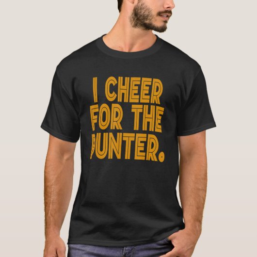 Ik ben voorstander van de Punter 55 T-shirt (Voorkant)