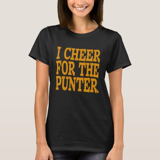 Ik ben voorstander van de Punter 56 T-shirt (Voorkant)
