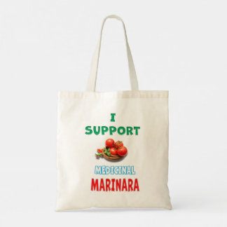 Ik ben voorstander van medicinale marinara tote bag
