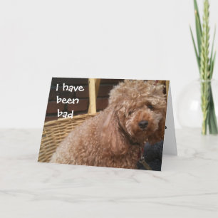 IK BEN VORIGE DAG BAD-BELATEERD KAART