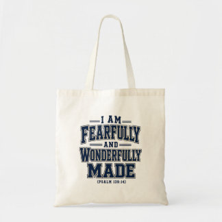 Ik Ben Vreeswekkend en Wonderbaarlijk Geschapen Tote Bag