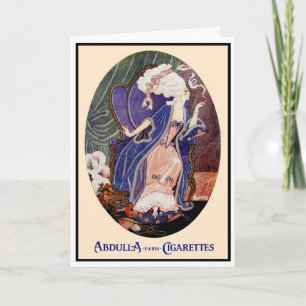 "IK BEN VRESELIJK BEZIGE" DIVA VAN HET ART DECO KAART