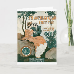 Ik ben Vreselijke Blij ik ontmoette u Kaart