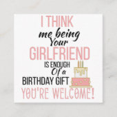 Ik ben vriendin informatiekaartje (Voorkant)