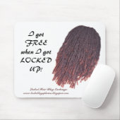 Ik ben vrij toen ik werd     .. muismat (Met muis)