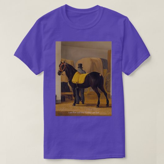ik ben vrij zodat hij verloren gaat t-shirt (Design voorkant)