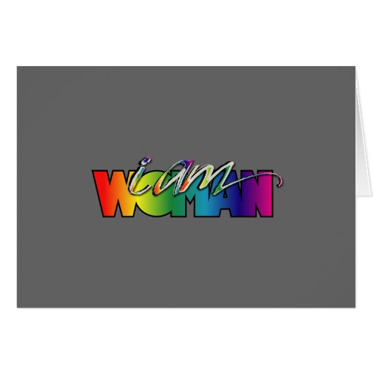 ik ben vrouw (Voorkant Horizontaal)