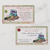 Ik ben vrouw die me hoort zien visitekaartje (Voorkant / Achterkant)