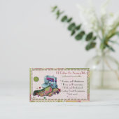 Ik ben vrouw die me hoort zien visitekaartje (Staand voorkant)