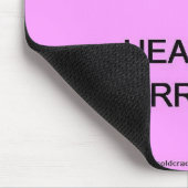 Ik ben vrouw (met gereedschap) muismat (Hoek)