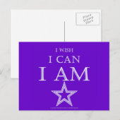 Ik ben /w Star-Briefkaart Briefkaart (Voorkant / Achterkant)