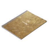 Ik ben waardig, gouden notitieboeken... notitieboek (Linkerzijde)