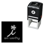 ik ben waardig  zelfinktende stempel (In situ)