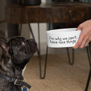 Ik ben waarom we geen leuke dingen kunnen hebben. voerbakje