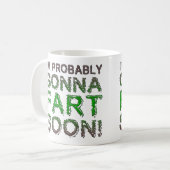 Ik ben waarschijnlijk Gonna Fart Soon Funny Mug Koffiemok (Voorkant links)
