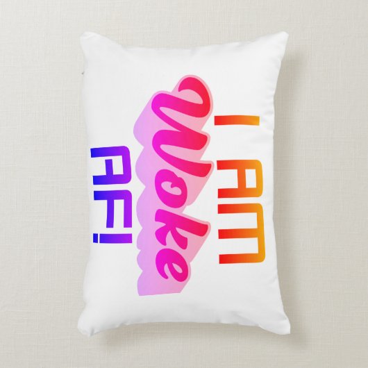 Ik ben wakker AF! Accent Kussen (Voorkant(Verticaal))