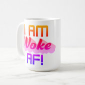 Ik ben wakker AF! Koffiemok (Voorkant links)