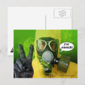 Ik ben wakker!  Briefkaart (Voorkant / Achterkant)