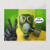 Ik ben wakker!  Briefkaart (Voorkant)