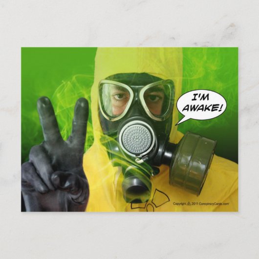 Ik ben wakker!  Briefkaart (Voorkant)