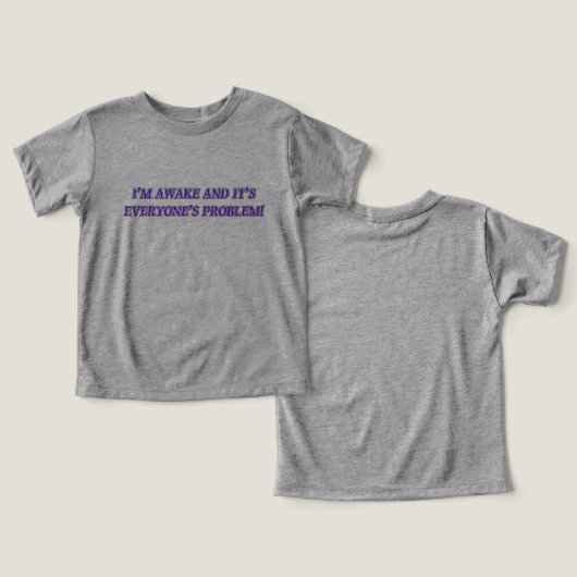 IK BEN WAKKER EN HET IS IEDERS PROBLEEM (Ontwerp Voorkant & Achterkant)