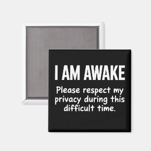 Ik Ben Wakker Respecteer Mijn Privacy Grappige Sar Magneet