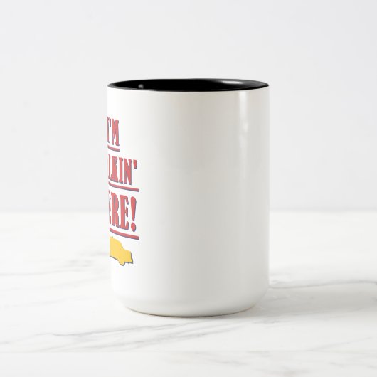 Ik ben Walkin hier. Italiaanse/Amerikaanse Mok (Center)