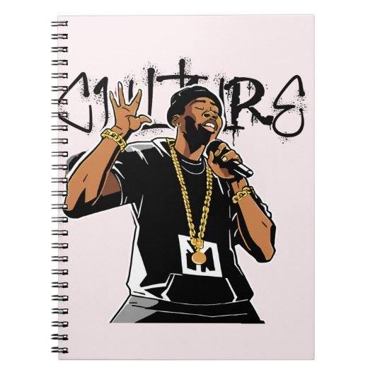 Ik ben wat de cultuur voelt notitieboek (Voorkant)