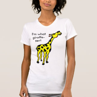 Ik ben wat giraf-ter. t-shirt