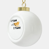 Ik ben wat ik ben! Classic Keramische Bal Ornament (Rechts)