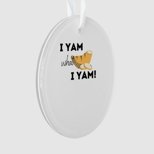 Ik ben wat ik ben! Classic Ornament (voorkant)